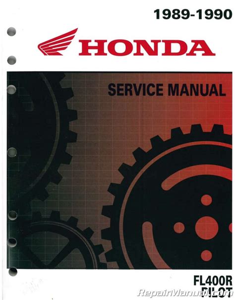 1989 1990 Fl400r Honda Pilot Service Manual