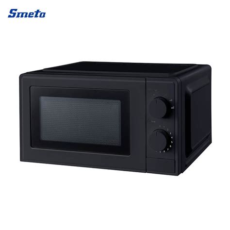 Smeta 20L Black/White Small Microwave Oven with Digital Control