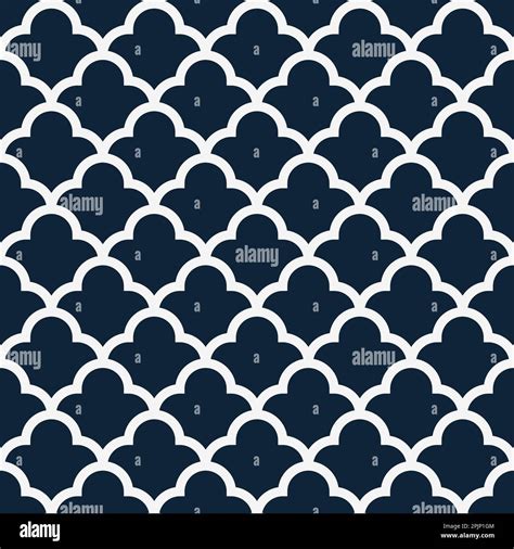 Quatrefoil Geometric Seamless Pattern Classic Fabric Seamless Pattern