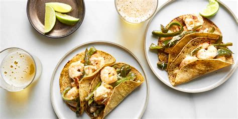 Tacos De Gobernador Shrimp Poblano And Cheese Tacos Recipe