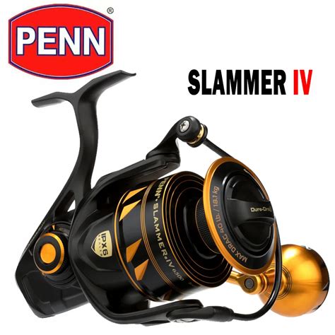 PENN Slammer IV Spinning Fishing Reel Full Metal Body Corrosion