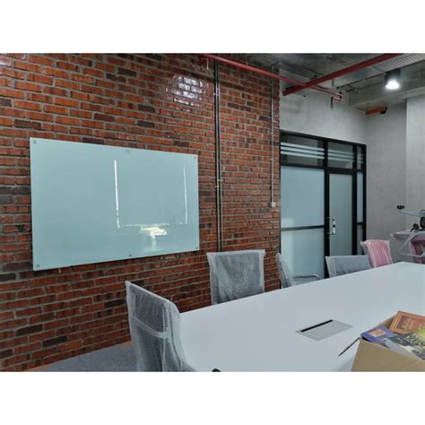 6mm Tempered Glass Whiteboard Non Magnetic Leading Office Furniture Office Partition Glass