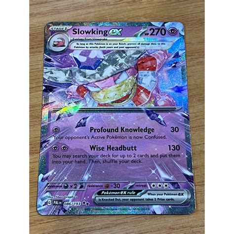 Pokemon Tcg Sv Paldea Evolved Slowking Ex Ultra Rare