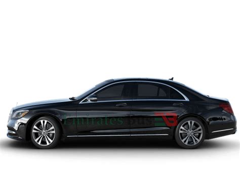 Mercedes S Class Chauffeur Car Hire Dubai Emirates Bus Rental