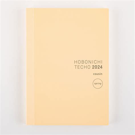 Hobonichi Techo 2024 Japanese Cousin Book April Start A5 Size Daily