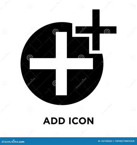 Add Icon Vector Isolated on White Background, Logo Concept of Ad Stock ...