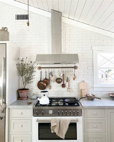 Cream Kitchen Cabinets With White Walls - Soul & Lane