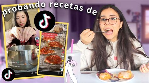 Un D A Comiendo Solo Recetas Virales De Tiktok Youtube