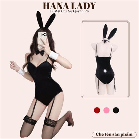 Cosplay Thỏ Ngọc Nhung Cao Cấp Đồ Ngủ Costume Sexy Mặc Nhà Quyến Rũ