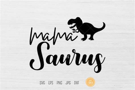 Mama Saurus Svg Clipart Graphic By An8designhappiness · Creative Fabrica