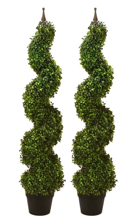 Outdoor artificial topiary trees potted – Artofit