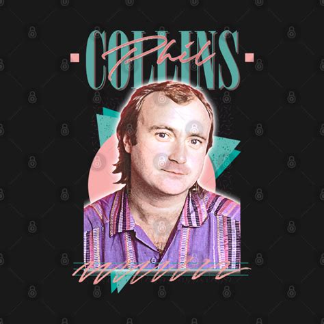 Phil Collins Retro 80s Aesthetic Fan Design Phil Collins T