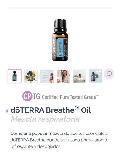 Aceite Esencial Breathe Doterra Cuotas sin interés