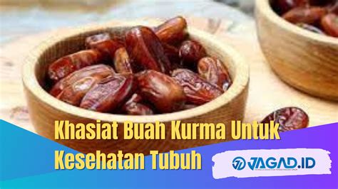 Khasiat Buah Kurma Untuk Kesehatan Tubuh Jagad Id