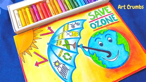 World Ozone Day Poster Ozone Day Drawing How Can We Save Ozone Layer