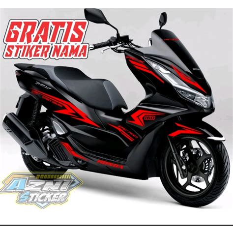 Jual Cod Striping Pcx Stiker Cutting List Bodi Honda Pcx