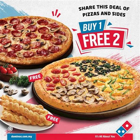 Jul Onward Domino S Pizza Buy Free Deal Everydayonsales