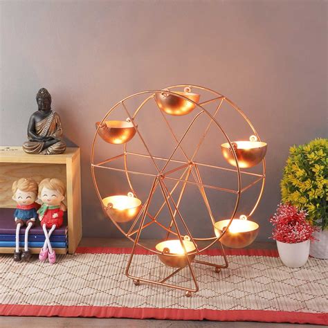 Buy Handmade Revolving Wheel Tealight Holder Online On Zwende