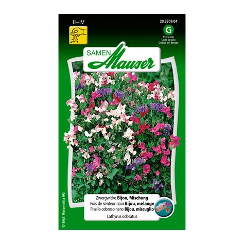 Duftwicke Bijou Mischung Blumensamen Gartencenter Zulauf