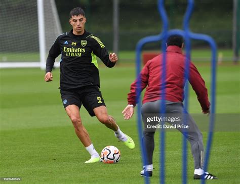 Kai Havertz of Arsenal during an Arsenal training session at London ...