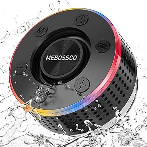 Mebossco Enceinte Douche Bluetooth Enceintes Bluetooth Tanche Ip