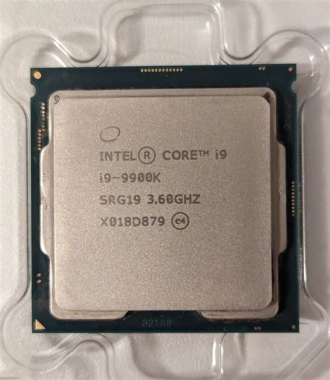 Intel Core I9 9900K 8 Core 3 60GHz LGA 1151 CPU Processor SRG19 EBay