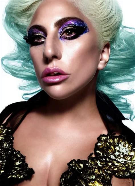 Lady Gaga Photoshoot By Nick Knight Editorial Studio Stable Diffusion