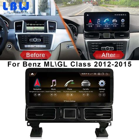 Android Car Gps Multimedia Navi Screen Wireless Carplay For Benz Ml Gl