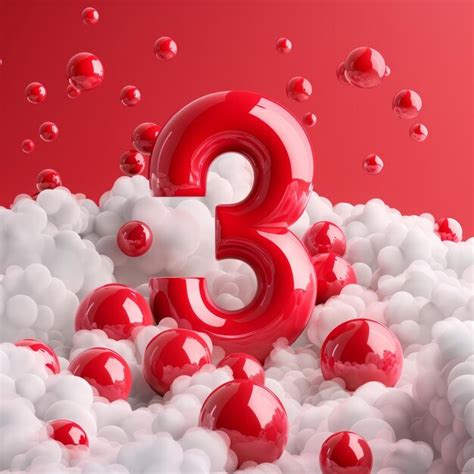 red number    background  red balls  clouds premium