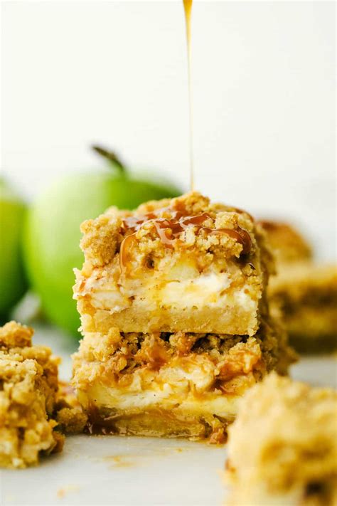 The Best Caramel Apple Cheesecake Bars The Recipe Critic