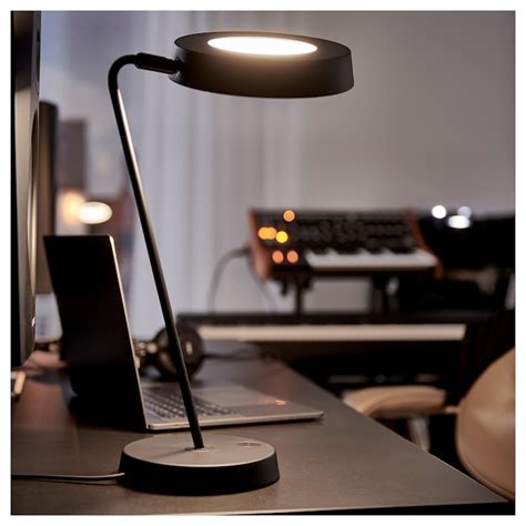 OBEGRÄNSAD LED work lamp, dimmable black - IKEA