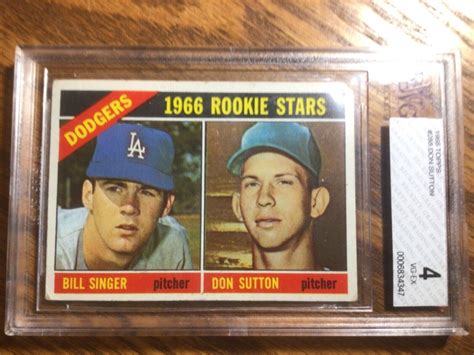 1966 Topps 288 Dodgers Rookies Don Sutton RC BVG 4 VG EX HOF Rookie EBay