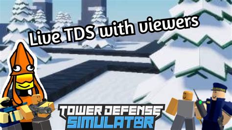 Tower Defense Simulator Live Stream With Viewers Roblox Youtube