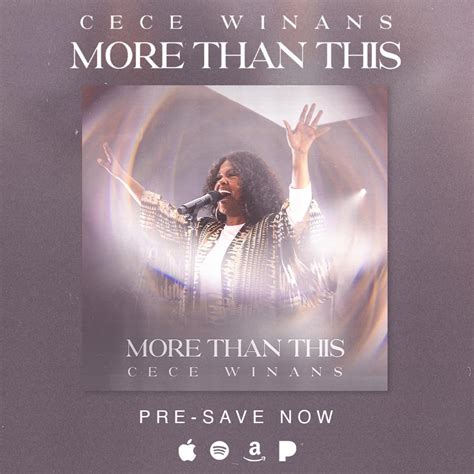 CeCe Winans Drops 'MORE THAN THIS' Featuring Live Album of 12 Powerful ...