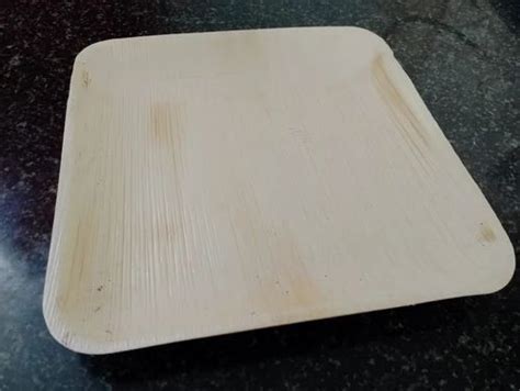 Inch Square Areca Leaf Plate At Rs Piece Pakku Mattai Plate In