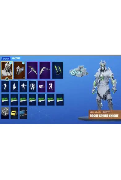 Buy Fortnite Legendary Rogue Spider Knight Outfit 2000 V Bucks Dlc