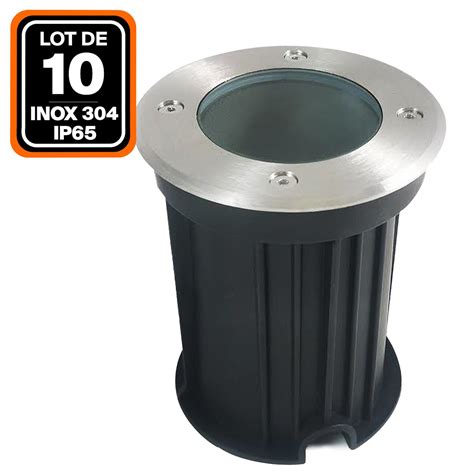 Focos Empotrables De Suelo Redondos Acero Inoxidable Exterior