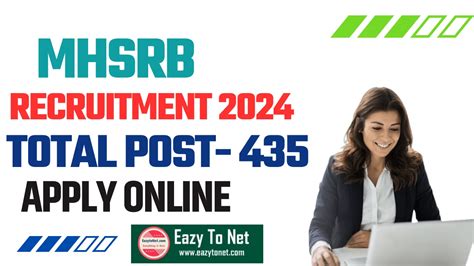 MHSRB Recruitment 2024 How To Apply Online For 435 Post EazytoNet