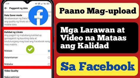 Paano Mag Upload Ng Mataas Na Kalidad Ng Mga Video At Larawan Sa