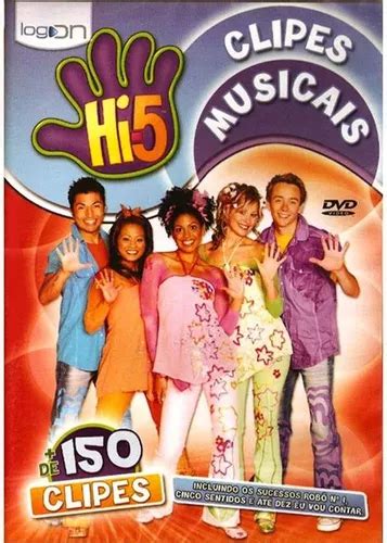 Hi 5 Clipes Musicais De 150 Clipes Musicais Dvd Lacrado Frete grátis