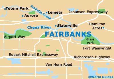 Fort Wainwright Alaska Map