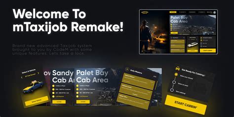 CodeM MTaxijob Remake ESX QB FiveM Releases Cfx Re Community