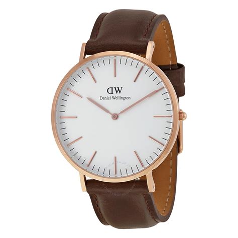 Daniel Wellington Classic Bristol White Dial Mens Watch 0109dw