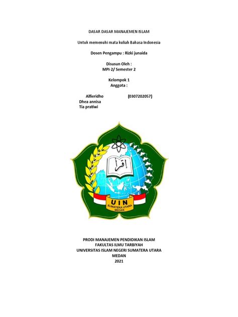 Dasar Dasar Manajemen Pendidikan Islam Pdf