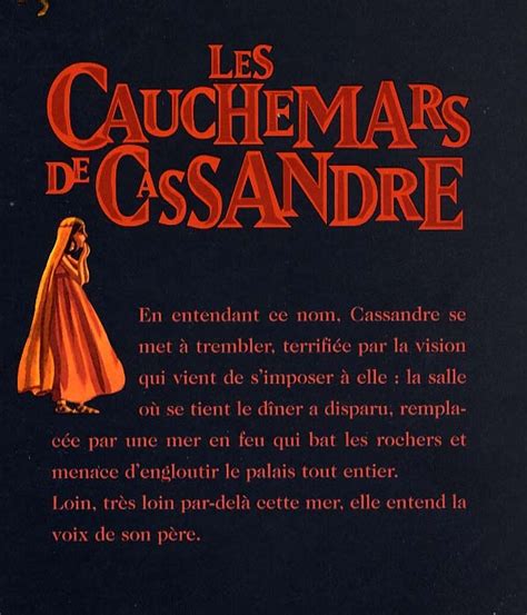 Beatrice Nicodeme Les Cauchemars De Cassandre Lectures