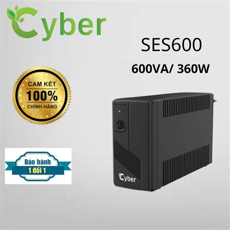 Mua Bộ Lưu điện Ups 600va Cyber Line Interactive Ses600 600va 360w Chuyên Dùng Cho Máy Tính để