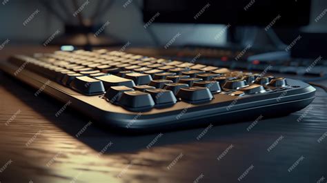 Premium Photo | Gaming keyboards Keyboard with mouse neon light ...