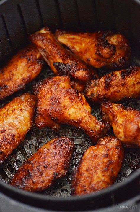 Air Fryer BBQ Chicken Wings (with Dry Rub)