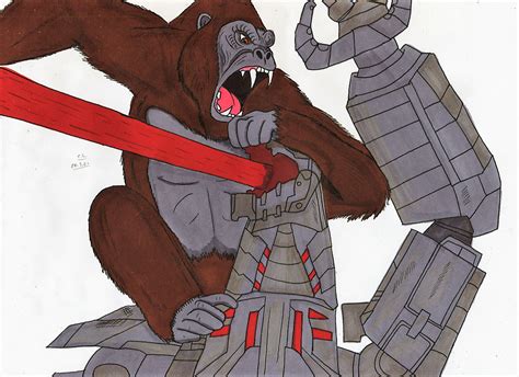 Dc New 53 — Kong vs Mechagodzilla Warning spoilers Kong jumps...