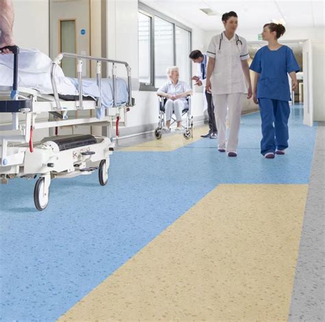 Anti Slip Anti Static Resistant Commercial Hospital Homogeneous Esd Pvc